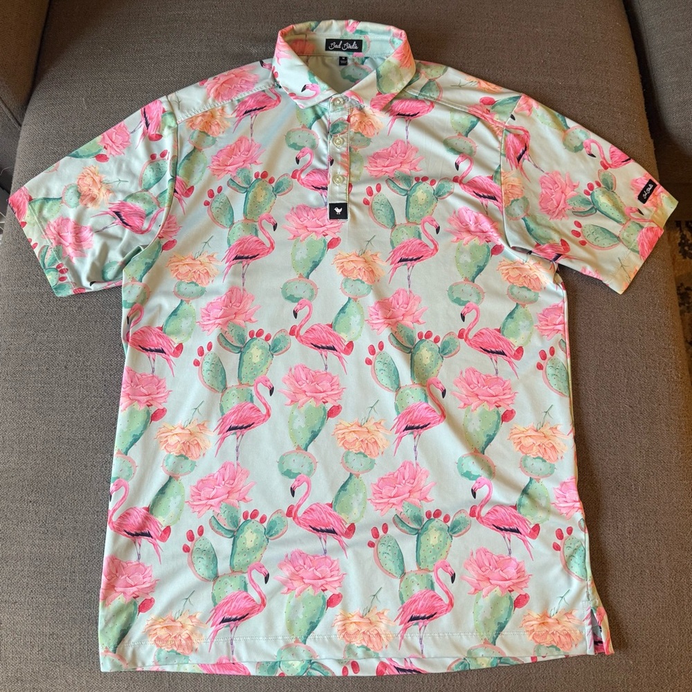 Bad Birdie Desert Party Polo Shirt